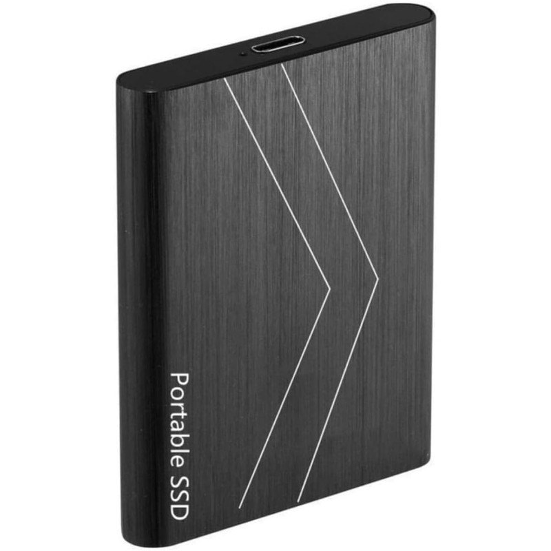 Disque Dur Externe 2To, 2.5 Pouces, Portable étanche et Anti-Choc pour PC, Mac, TV, MacBook, Ordinateur Portable, Bureau, Window
