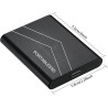 Disque Dur Externe 2To, 2.5 Pouces, Portable étanche et Anti-Choc pour PC, Mac, TV, MacBook, Ordinateur Portable, Bureau, Window