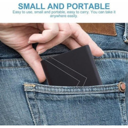 Disque Dur Externe 2To, 2.5 Pouces, Portable étanche et Anti-Choc pour PC, Mac, TV, MacBook, Ordinateur Portable, Bureau, Window