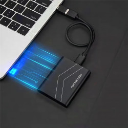 Disque Dur Externe 2To, 2.5 Pouces, Portable étanche et Anti-Choc pour PC, Mac, TV, MacBook, Ordinateur Portable, Bureau, Window