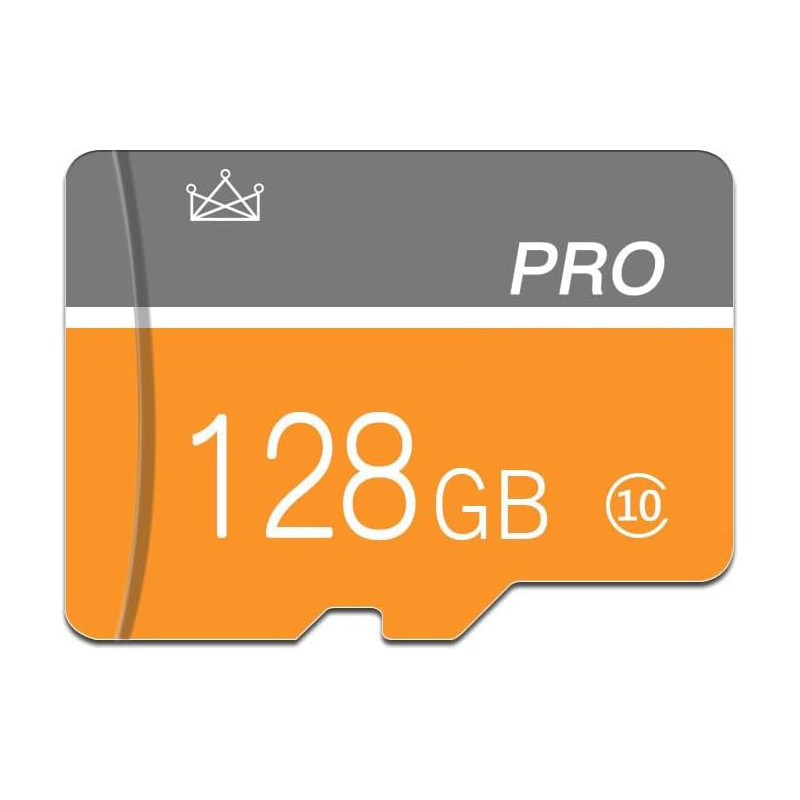 128 Go Carte mémoire, Micro Carte mémoire avec Adaptateur Classe 10 Haute Vitesse pour Appareil Photo, Smartphone, Tablette