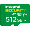 Integral Carte microSD Haute Endurance 512 GB - UHS-I, V30, U3, A2-4K pour vidéosurveillance, dashcams, sécurité Domestique - Ju