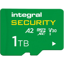 Integral Carte microSD Haute Endurance 1 TB – UHS-I, V30, U3, A2, 4K pour vidéosurveillance, dashcams, sécurité Domestique - Jus