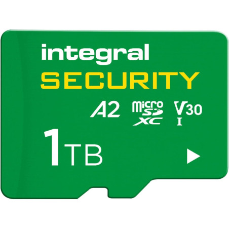 Integral Carte microSD Haute Endurance 1 TB – UHS-I, V30, U3, A2, 4K pour vidéosurveillance, dashcams, sécurité Domestique - Jus