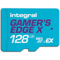 Carte microSD Express Gamer's Edge X 128 Go – pour Switch 2, 890 Mo/s Lecture, 550 Mo/s écriture, NVMe, 4K, A1, Vitesse de feu, 