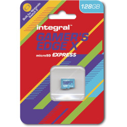 Carte microSD Express Gamer's Edge X 128 Go – pour Switch 2, 890 Mo/s Lecture, 550 Mo/s écriture, NVMe, 4K, A1, Vitesse de feu, 