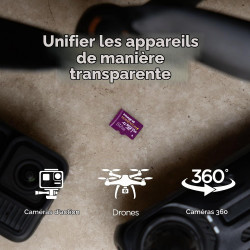 Integral Momentum I 128 Go Carte microSDXC, 210 Mo/s en Lecture, 180 Mo/s en écriture, V30, U3, A2, pour 4K/5K UHD sur GoPro, Dr