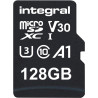 Integral 128GB microSD Card Haute Vitesse Carte Mémoire Vidéo 4K – Jusqu'à 100MB/s en lecture et 50MB/s en écriture, UHS-I, U3, 