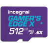 Carte microSD Express Gamer's Edge X 512 Go – pour Switch 2, 890 Mo/s Lecture, 810 Mo/s écriture, NVMe, 4K, A1, Vitesse de feu, 