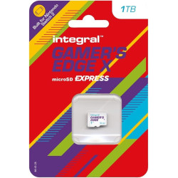 Carte microSD Express Gamer's Edge X 1 to – pour Switch 2, 890 Mo/s Lecture, 810 Mo/s écriture, NVMe, 4K, A1, Vitesse de feu, lo