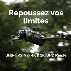 Integral Momentum I - 1 to Carte microSDXC, 210 Mo/s en Lecture, 180 Mo/s en écriture, V30, U3, A2, pour 4K/5K UHD sur GoPro, Dr
