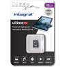 Integral 32GB microSD Card Haute Vitesse Carte Mémoire Vidéo 4K – Jusqu'à 100MB/s en lecture et 30MB/s en écriture, UHS-I, U3, C