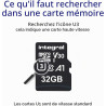 Integral 32GB microSD Card Haute Vitesse Carte Mémoire Vidéo 4K – Jusqu'à 100MB/s en lecture et 30MB/s en écriture, UHS-I, U3, C