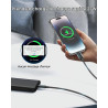 RAVIAD Câble USB C vers Lightning 3M [Certifié MFi] Câble USB C iPhone | Chargeur Rapide Power Delivery Fil Lightning USBC pour 