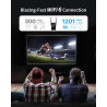 BrosTrend Répéteur WiFi 6 AX1500, Amplificateur WiFi avec Port Gigabit | Double Bande 5GHz & 2.4GHz, Couverture jusqu'à 185m², C