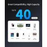 BrosTrend Répéteur WiFi 6 AX1500, Amplificateur WiFi avec Port Gigabit | Double Bande 5GHz & 2.4GHz, Couverture jusqu'à 185m², C