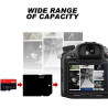 Lot de 2 128 Go Cartes Micro SD Classe 10 Haute Vitesse avec Adaptateur SD pour Tablette/Smartphone/Appareil Photo/autoradio/Con