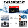 Lot de 2 128 Go Cartes Micro SD Classe 10 Haute Vitesse avec Adaptateur SD pour Tablette/Smartphone/Appareil Photo/autoradio/Con