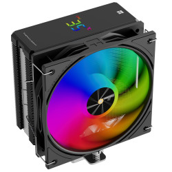 Thermalright assassin x 120r processeur numérique argb noir cpu, écran numérique top cover, tl-p12-s pwm quiet fan cpu, refroidi