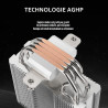 Thermalright assassin x 120r processeur numérique argb noir cpu, écran numérique top cover, tl-p12-s pwm quiet fan cpu, refroidi