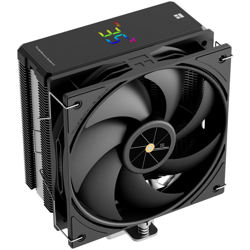 Thermalright assassin x 120r digital noir cpu cooler,couverture supérieure d'écran numérique,12cm quiet fan cpu air cooler,refro