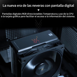 Thermalright assassin x 120r digital noir cpu cooler,couverture supérieure d'écran numérique,12cm quiet fan cpu air cooler,refro