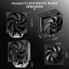 Thermalright assassin x 120r digital noir cpu cooler,couverture supérieure d'écran numérique,12cm quiet fan cpu air cooler,refro