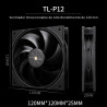 Thermalright assassin x 120r digital noir cpu cooler,couverture supérieure d'écran numérique,12cm quiet fan cpu air cooler,refro