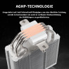 Thermalright Assassin X 120R Refroidisseur numérique pour CPU blanc, écran numérique, TL-P12W PWM Quiet Fan CPU, support AM4/AM5