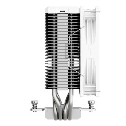 Thermalright Assassin X 120R Refroidisseur numérique pour CPU blanc, écran numérique, TL-P12W PWM Quiet Fan CPU, support AM4/AM5