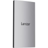 Lexar ES3 SSD Externe 512Go, SSD Portable USB 3.2 Gen2, PSSD, Vitesses de Lecture jusqu'à 1050 Mo/s et d'écriture jusqu'à 1000 M