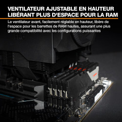 be quiet! Dark Rock Pro 6 Ventirad, Performances de refroidissement du processeur exceptionnelles, Mode silencieux semi-passif, 