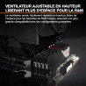 be quiet! Dark Rock Pro 6 Ventirad, Performances de refroidissement du processeur exceptionnelles, Mode silencieux semi-passif, 