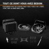 be quiet! Dark Rock Pro 6 Ventirad, Performances de refroidissement du processeur exceptionnelles, Mode silencieux semi-passif, 