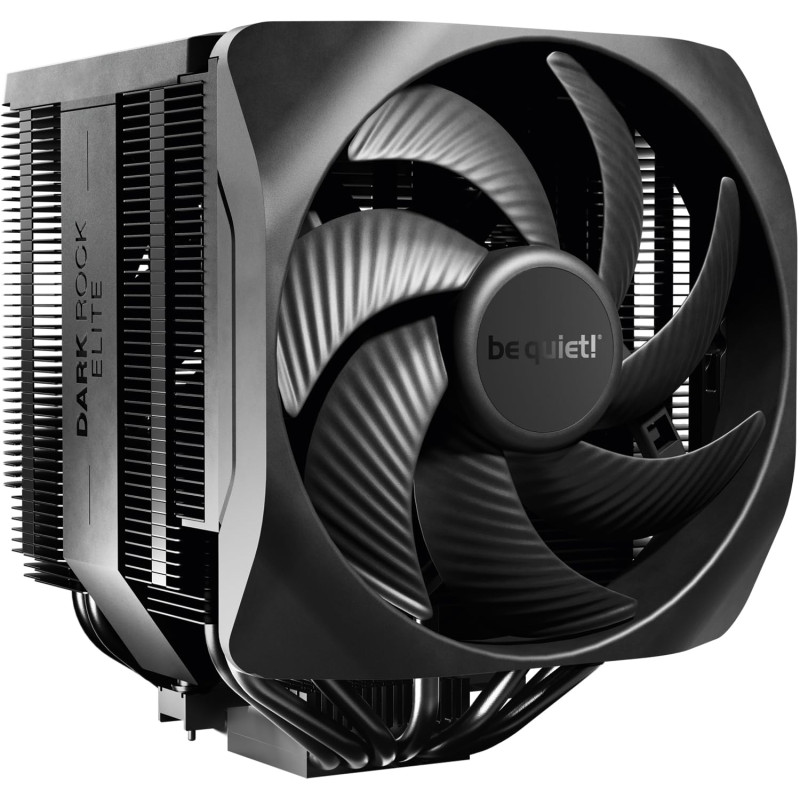 be quiet! Dark Rock Elite ventirad radiateur, 2x ventilateur Silent Wings 135 mm PWM, sélecteur de vitesse permettant de bascule