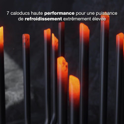 be quiet! Dark Rock Elite ventirad radiateur, 2x ventilateur Silent Wings 135 mm PWM, sélecteur de vitesse permettant de bascule