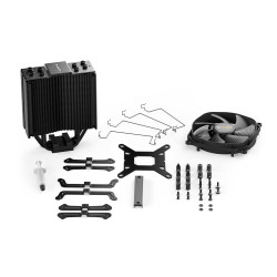 be quiet! Pure Rock LP, refroidisseur de processeur, TDP 100W, ventilateur 92mm PWM, 3 Heatpipes, design peu encombrant, ultra c