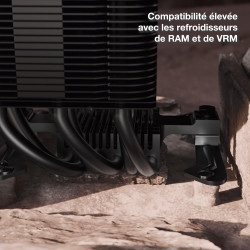 be quiet! Dark Rock 5 ventirad, puissance de refroidissement extrême, 6 caloducs haute performance, ventilateur Silent Wings 4 1