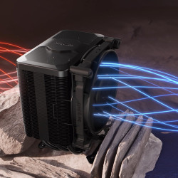 be quiet! Dark Rock 5 ventirad, puissance de refroidissement extrême, 6 caloducs haute performance, ventilateur Silent Wings 4 1