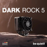 be quiet! Dark Rock 5 ventirad, puissance de refroidissement extrême, 6 caloducs haute performance, ventilateur Silent Wings 4 1
