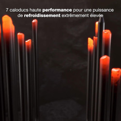 be quiet! Dark Rock Pro 5 ventirad radiateur, 7 caloducs haute performance, 2 ventilateurs Silent Wings PWM, un sélecteur de Vit
