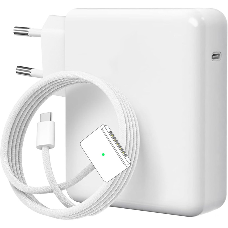 Chargeur Mac Book Air Pro, 70W USB-C vers Magnétique 3 Chargeur M5/M4/M3/M2 | Compatible avec MacBook Air 13/15 pouces (2022–202