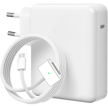Chargeur Mac Book Air Pro, 70W USB-C vers Magnétique 3 Chargeur M5/M4/M3/M2 | Compatible avec MacBook Air 13/15 pouces (2022–202