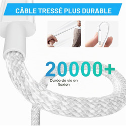 Chargeur Mac Book Air Pro, 70W USB-C vers Magnétique 3 Chargeur M5/M4/M3/M2 | Compatible avec MacBook Air 13/15 pouces (2022–202
