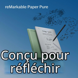 Remarkable Paper Pure – Pack avec Tablette Papier écran 10,3” Noir et Blanc, Stylet Marker Plus avec Gomme intégrée et Housse Sl