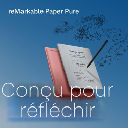 Remarkable Paper Pure – Pack avec Tablette Papier écran 10,3” Noir et Blanc, Stylet Marker Plus avec Gomme intégrée et Housse Sl