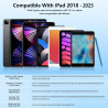 Stylet iPad 10e Génération,Apple Pencil pour iPad2018-2025 et Charge Rapide,Stylet Compatible avec iPad A16 11/10/9/8/7/6ème Gen