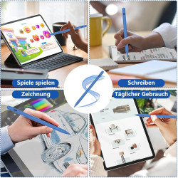 Stylet iPad 10e Génération,Apple Pencil pour iPad2018-2025 et Charge Rapide,Stylet Compatible avec iPad A16 11/10/9/8/7/6ème Gen