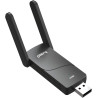 Clé wifi 6 ax900 adaptateur usb sans fil pour pc double bande 5ghz 2.4ghz bleutooth 5.3 puissante antenne à gain élevé cryptage 