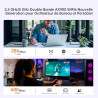 Clé wifi 6 ax900 adaptateur usb sans fil pour pc double bande 5ghz 2.4ghz bleutooth 5.3 puissante antenne à gain élevé cryptage 